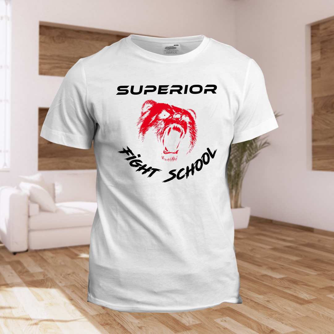 Superior Fight School, T-Shirt Bedruckung